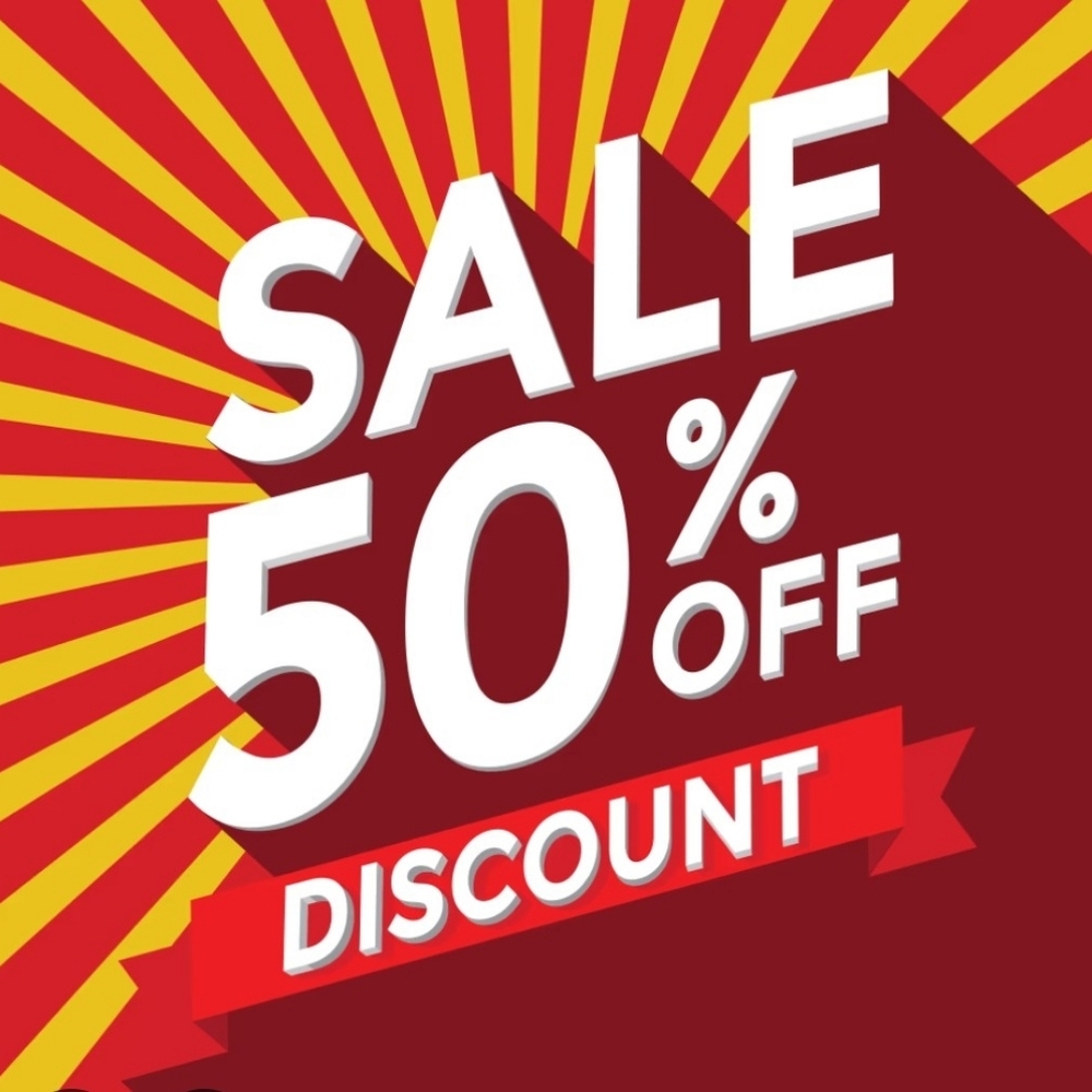 FALL SALE 50% off